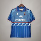 AC Milan 1995 96  jersey Away Retor Soccer Shirt Men