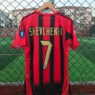 AC Milan 2004 05 Retro Jersey SHEVCHENKO 7 Home New Soccer Jersey AC Milan