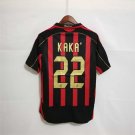 AC Milan KAKA jersey 2006-2007 Home Retro Soccer Shirt Men