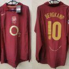 Arsenal 2006 Retro Jersey BERGKAMP 10 Home New Soccer Jersey