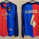 Barcelona 1999 Retro Jersey GUARDIOLA 4 Home New Soccer Jersey Inter Milan