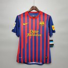 Barcelona 2011 12 Retro Jersey Home Soccer Jersey Barcelona 11 12