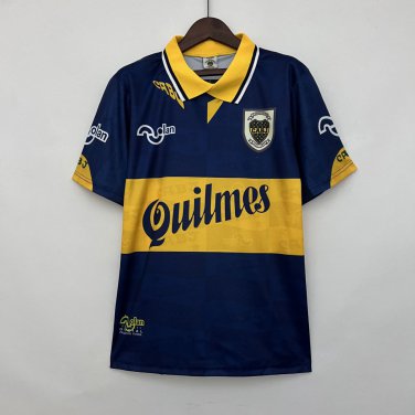 Boca Juniors 1995 96 Retro Jersey Home New Soccer Jersey Boca Juniors Retro