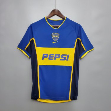 Boca Juniors 2001 Retro Jersey Home New Soccer Jersey Boca Juniors Retro