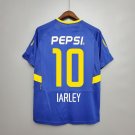 Boca Juniors 2003 04 Retro Jersey IARLEY 10 Home New Soccer Jersey Boca Juniors Retro