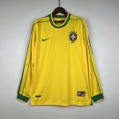 Brazil 1998 Jersey Home Retor Soccer Shirt Men's Jersey Retro Football