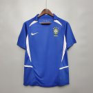 Brazil 2002 Jersey Away Retor Soccer Shirt Men's Jersey Retro Football