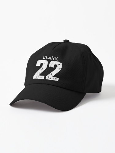 Caitlin Clark White Distressed Jersey Number 22 Cap