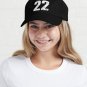 Caitlin Clark White Distressed Jersey Number 22 Cap