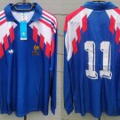 France 1990 Retro Jersey 11 CANTONA Home New Soccer Jersey France