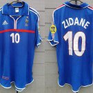 France 2000 Retro Jersey ZIDANE 10 Home New Soccer Jersey France