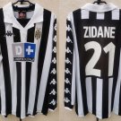 Juventus 1999 Retro Jersey ZIDANE 21 Home New Soccer Jersey