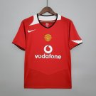 Manchester United 2006 04 Retro Jersey Home New Soccer Jersey M-U