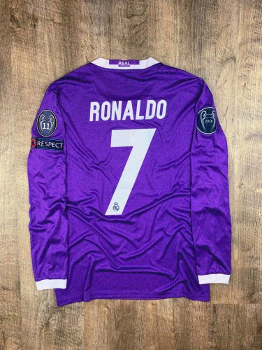 Real Madrid 2016 2017 RONALDO Jersey Away Retor Soccer Shirt Men_3