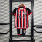 Sao Paulo 2023 2024 Jersey Kids Away children Soccer Shirt youth Jersey Kit_2