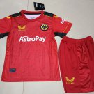 Wolves Jersey Kids 23 24 Away Soccer Shirt Kids Jersey Wolves