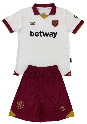 West Ham United 3rd Third Shirt  Kit Youth 24-25 Soccer  2024-2025