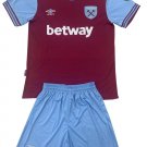 West Ham United Home Shirt  Kit 24-25 Youth Soccer  2024-2025
