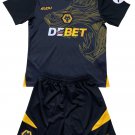 Wolverhampton Wanderers Away Shirt  Kit 24-25 Youth Soccer  2024-2025