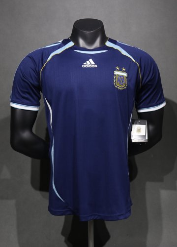 argentina 2006 away player version S-3XL