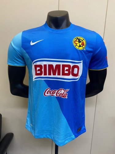 club america 13-14 light blue third away s-xxl