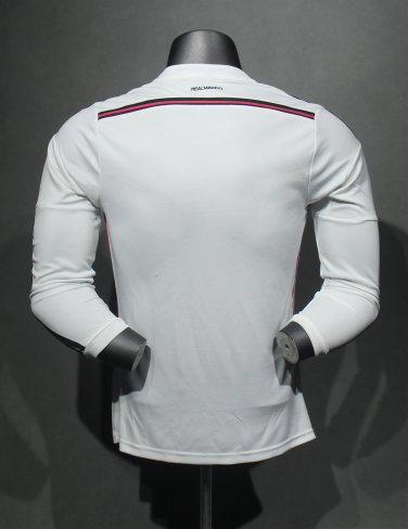madrid 14-15 home player version long sleeves s-xxl