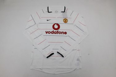 Man U 03-05 third white long sleeves S-XXL
