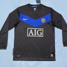 man u 09-10 away long sleeves S-XXL