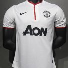 MAN U 12-13 white away player version s-xxl