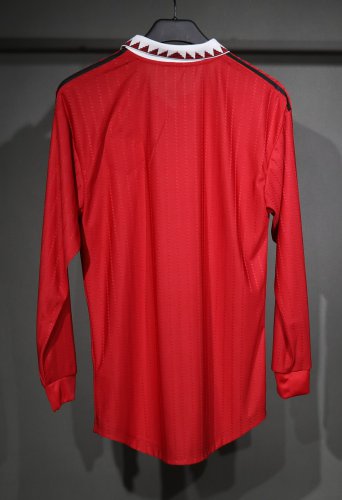 Man u 22-23 home long sleeve player version S-XXL