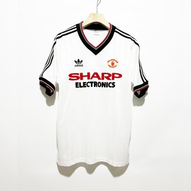 Man U 82-83 third white s-xxl