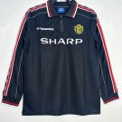 man u 98-99 black gk long sleeves s-xxl