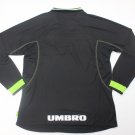 man u 98-99 black long sleeve s-xxl