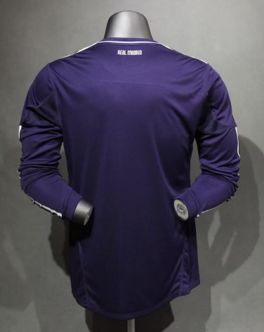 ReaL Madrid 10-11 purple third away long sleeves player version S-XXL