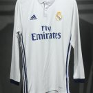 Real Madrid 16-17 home long sleeves player version S-3XL