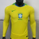 brazil 25-26 home long sleeves player version S-2XL