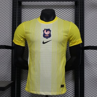 france 25-26 yellow gk player version S-XXL