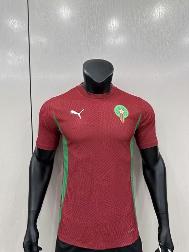 Morocco 25 red special player version S-XXL