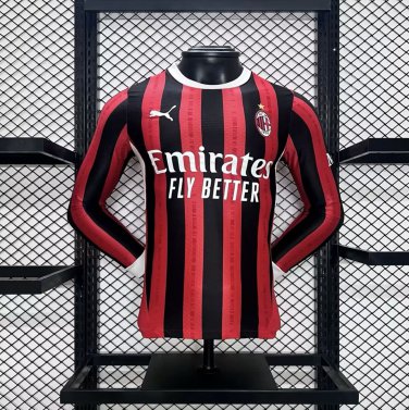 AC MILAN 24-25 home player version long sleeves