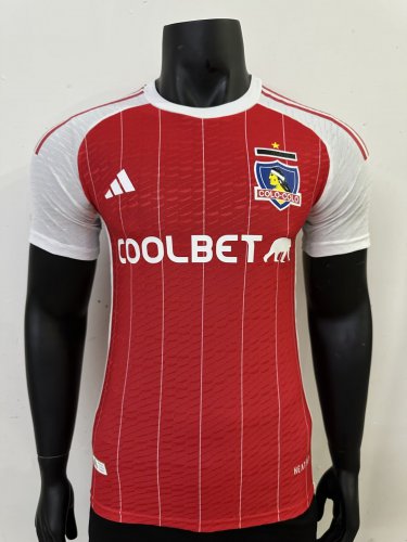 colo colo 24-25 red third away player version s-xxl