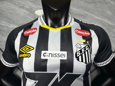 Santos 25-26 away with sponsor player version S-2XL
