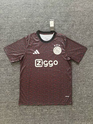 ajax 24 black training jersey s-xxl