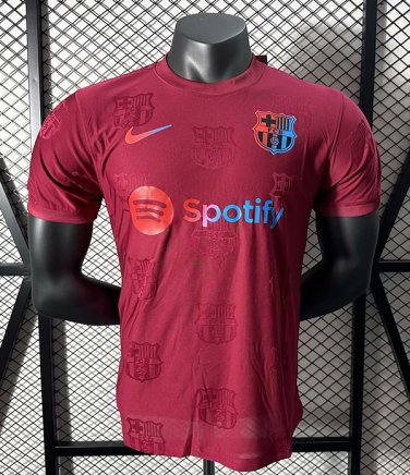 B-A 24 red player version training jersey S-2XL