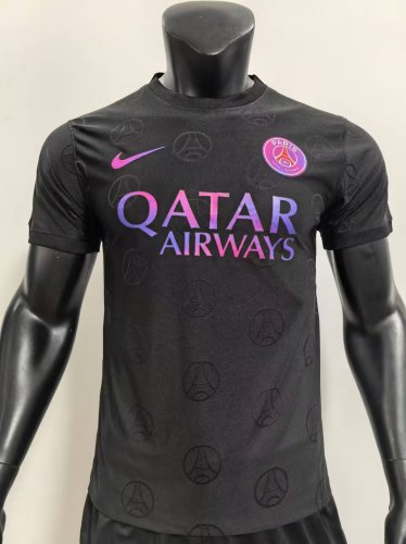 paris 24 black pink training jersey player version S-XXL