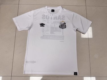 santos 25-26 white training jersey