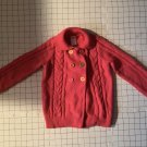 Gymboree Girls Size (5-6) Pink Raspberry Colored Cardigan long-sleeved Cabled Sweater Gymboree Girls Size (5-6) Pink Raspberry Colored Cardigan long-sleeved Cabled Sweater