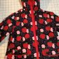 Gymboree Hooded Rain Coat Jacket Apple Print - Girls Size (3-4)