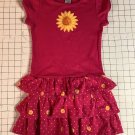 Gymboree Pink Sunflower Ruffle Dress Size 6