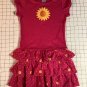 Gymboree Pink Sunflower Ruffle Dress Size 6