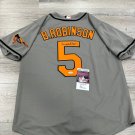 B. ROBINSON BALTIMORE TEAM JERSEY AUTOGRAPHED JSA AUTHENTICATION